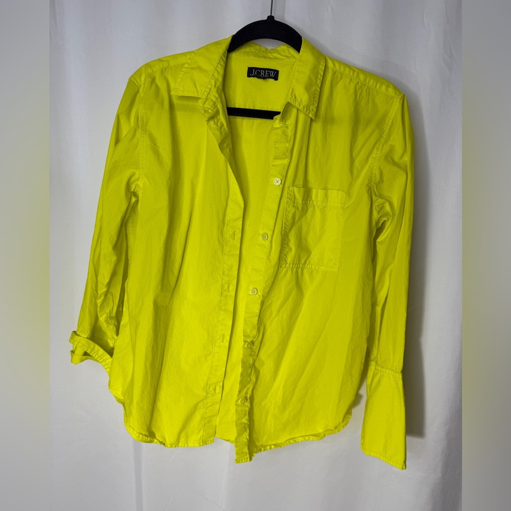 J.Crew Neon Yellow Shirt